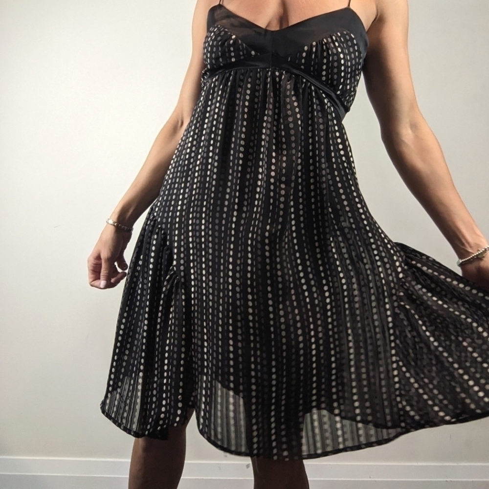FLOWY Y2K Polka dot Spring/summer dress size Small - Picture 6 of 12